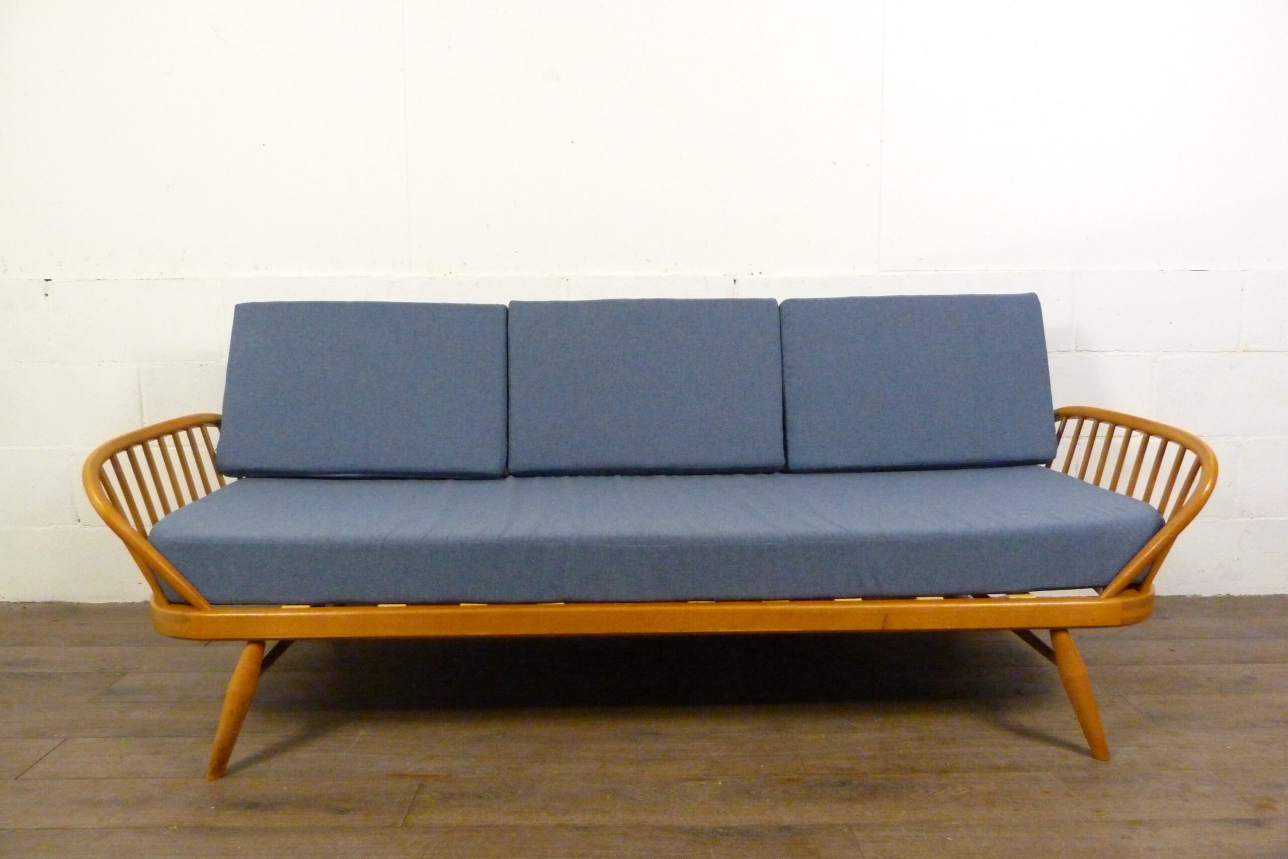 Ercol Studio Couch-Day Bed in Denim Fabric