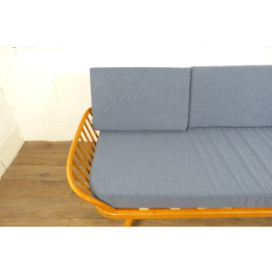 Ercol Studio Couch-Day Bed in Denim Fabric