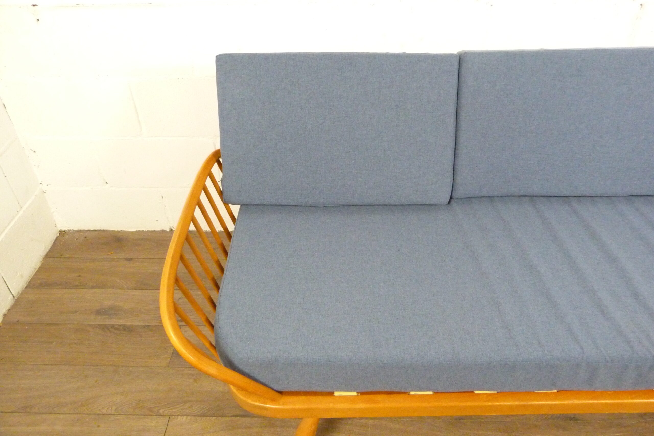 Ercol Studio Couch-Day Bed in Denim Fabric