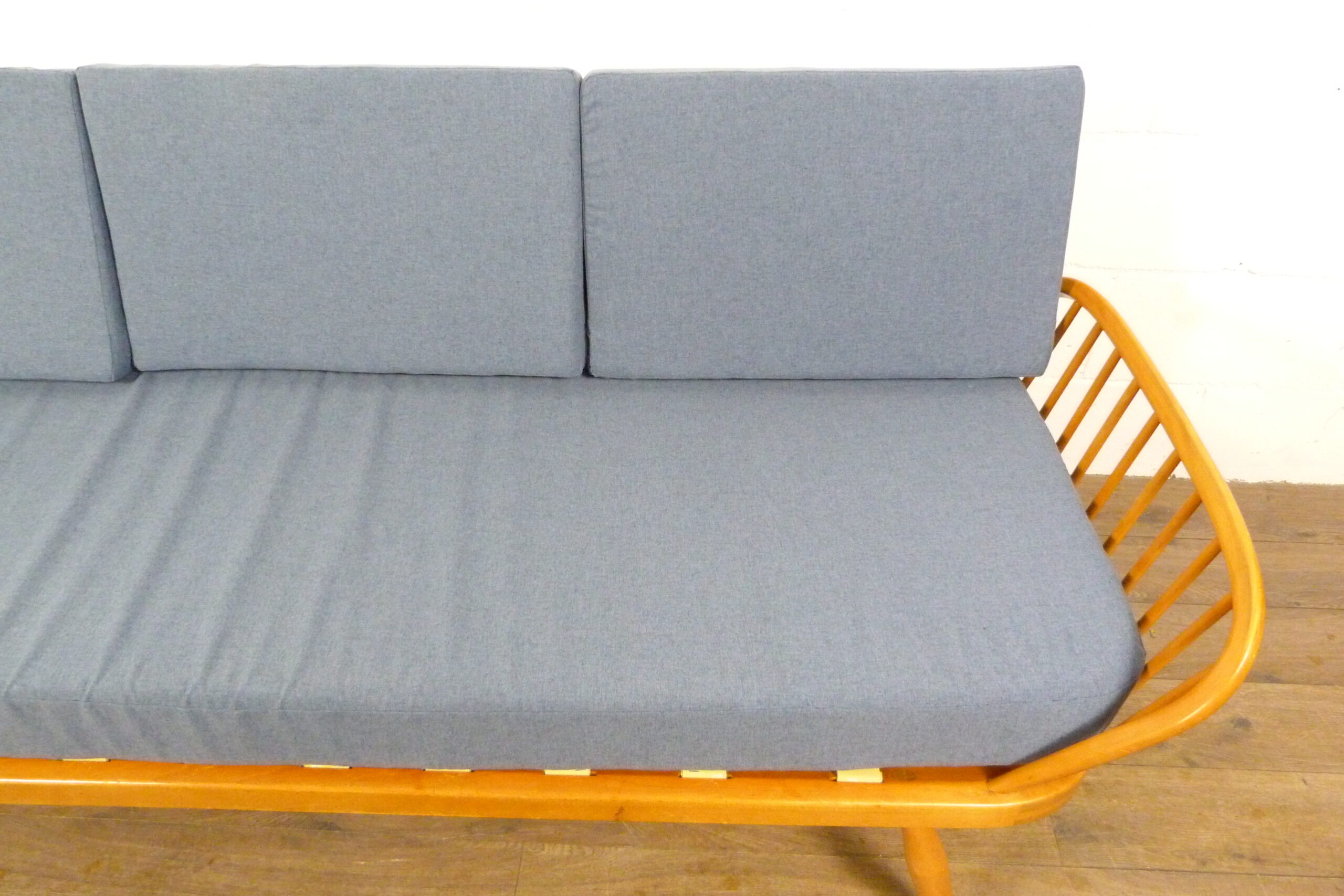 Ercol Studio Couch-Day Bed in Denim Fabric