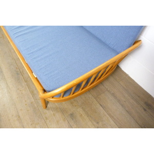 Ercol Studio Couch-Day Bed in Denim Fabric