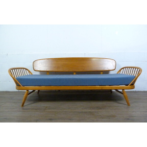 Ercol Studio Couch-Day Bed in Denim Fabric