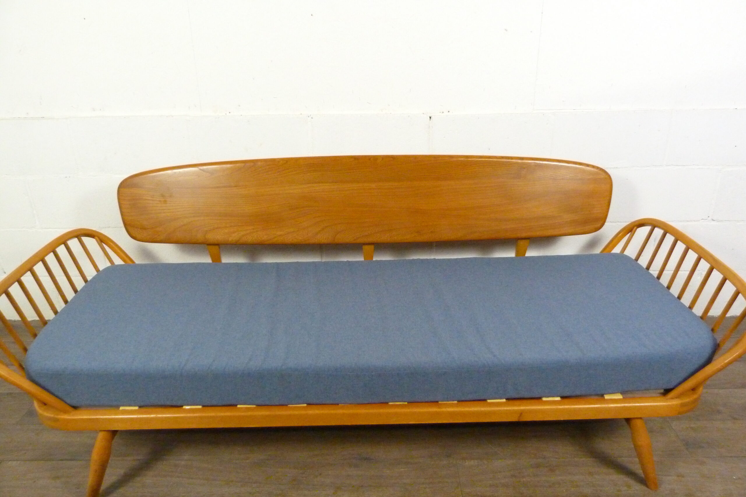 Ercol Studio Couch-Day Bed in Denim Fabric