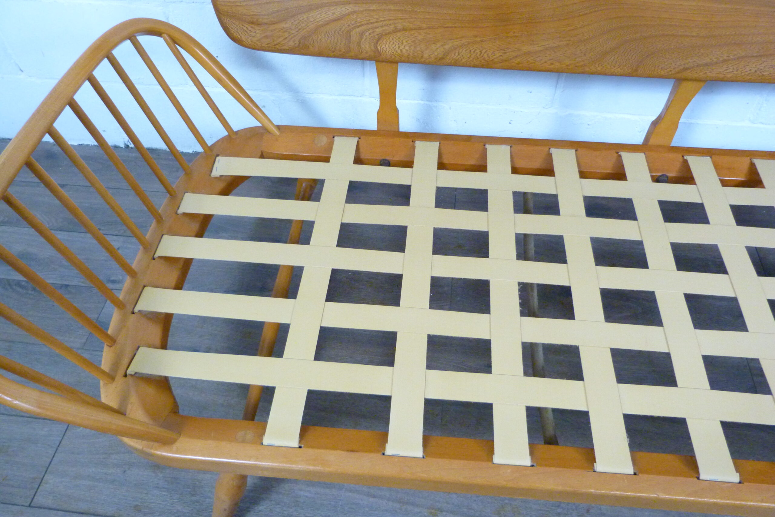 Ercol Studio Couch-Day Bed in Denim Fabric