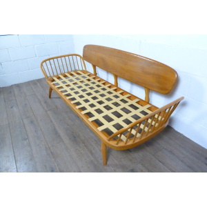 Ercol Studio Couch-Day Bed in Denim Fabric
