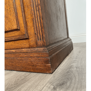 Antique 19th Century Mirror Back Sideboard In Oak
