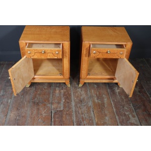 Stunning French Art Deco Bedside Cabinets