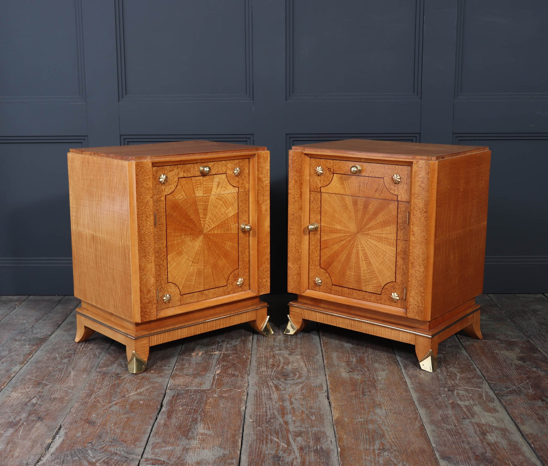 Stunning French Art Deco Bedside Cabinets