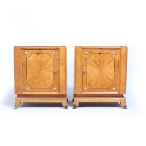 Stunning French Art Deco Bedside Cabinets