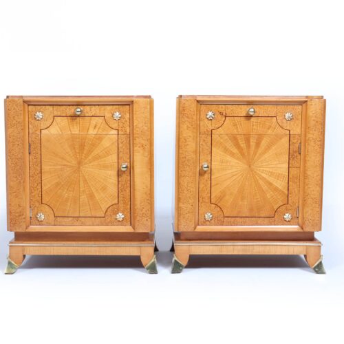 Stunning French Art Deco Bedside Cabinets
