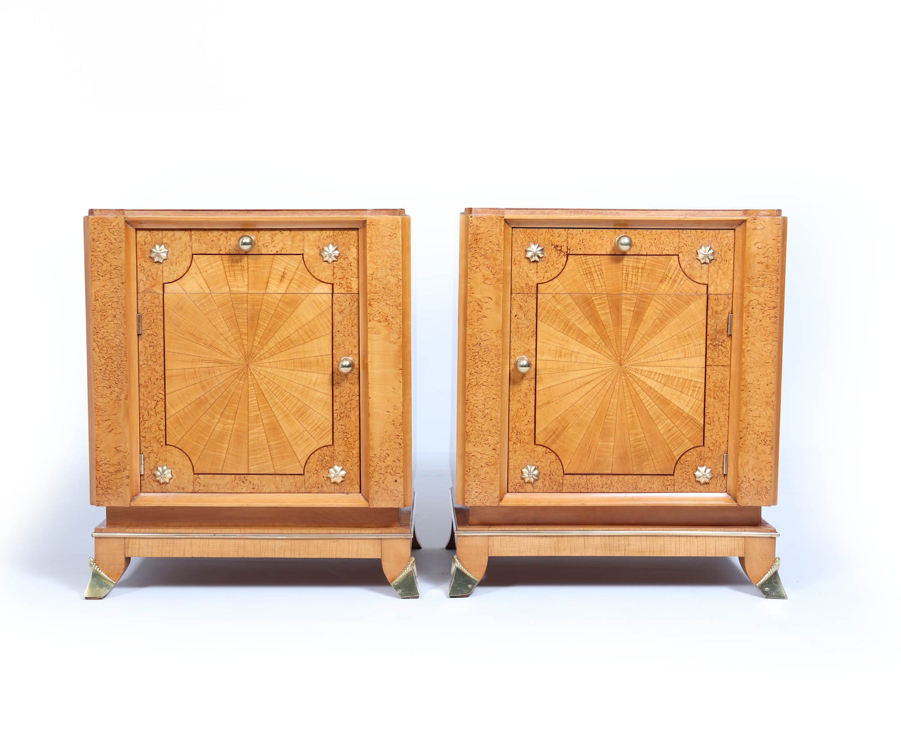 Stunning French Art Deco Bedside Cabinets