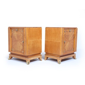 Stunning French Art Deco Bedside Cabinets
