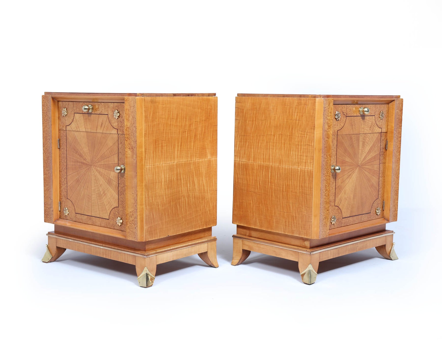 Stunning French Art Deco Bedside Cabinets