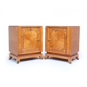 Stunning French Art Deco Bedside Cabinets