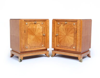 Stunning French Art Deco Bedside Cabinets - Image 2