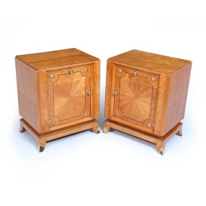 Stunning French Art Deco Bedside Cabinets