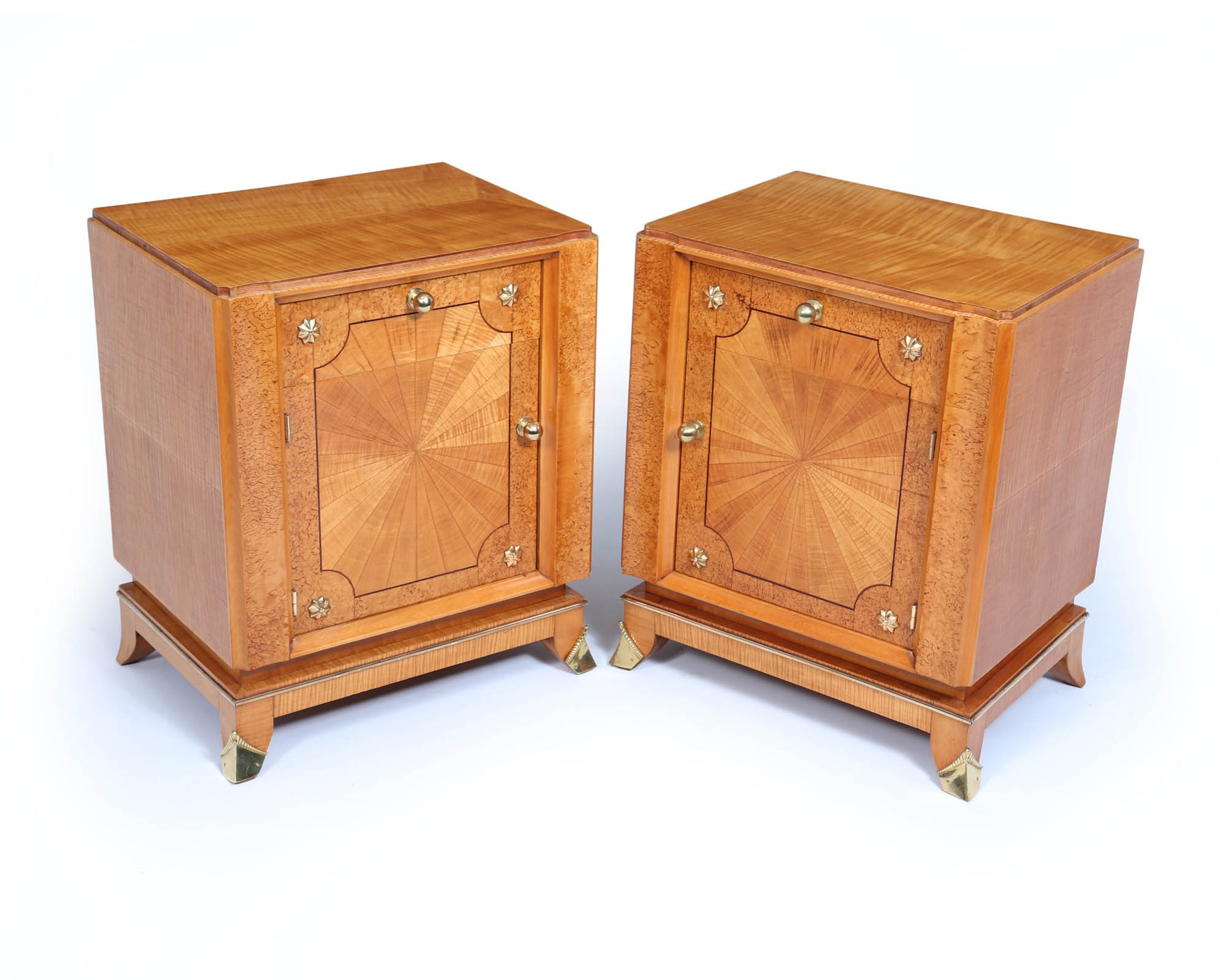 Stunning French Art Deco Bedside Cabinets