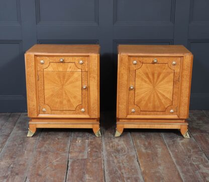 Stunning French Art Deco Bedside Cabinets - Image 5