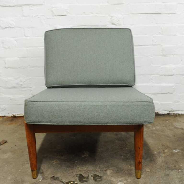 Swedish Beech Pale Green Low Lounge Chair By Folke Ohlsson For Dux, 1960s