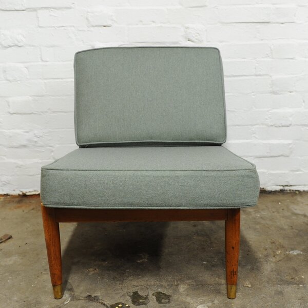 Swedish Beech Pale Green Low Lounge Chair By Folke Ohlsson For Dux, 1960s