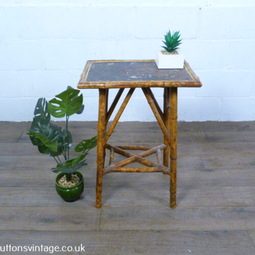 Victorian Bamboo Side or Occasional Table