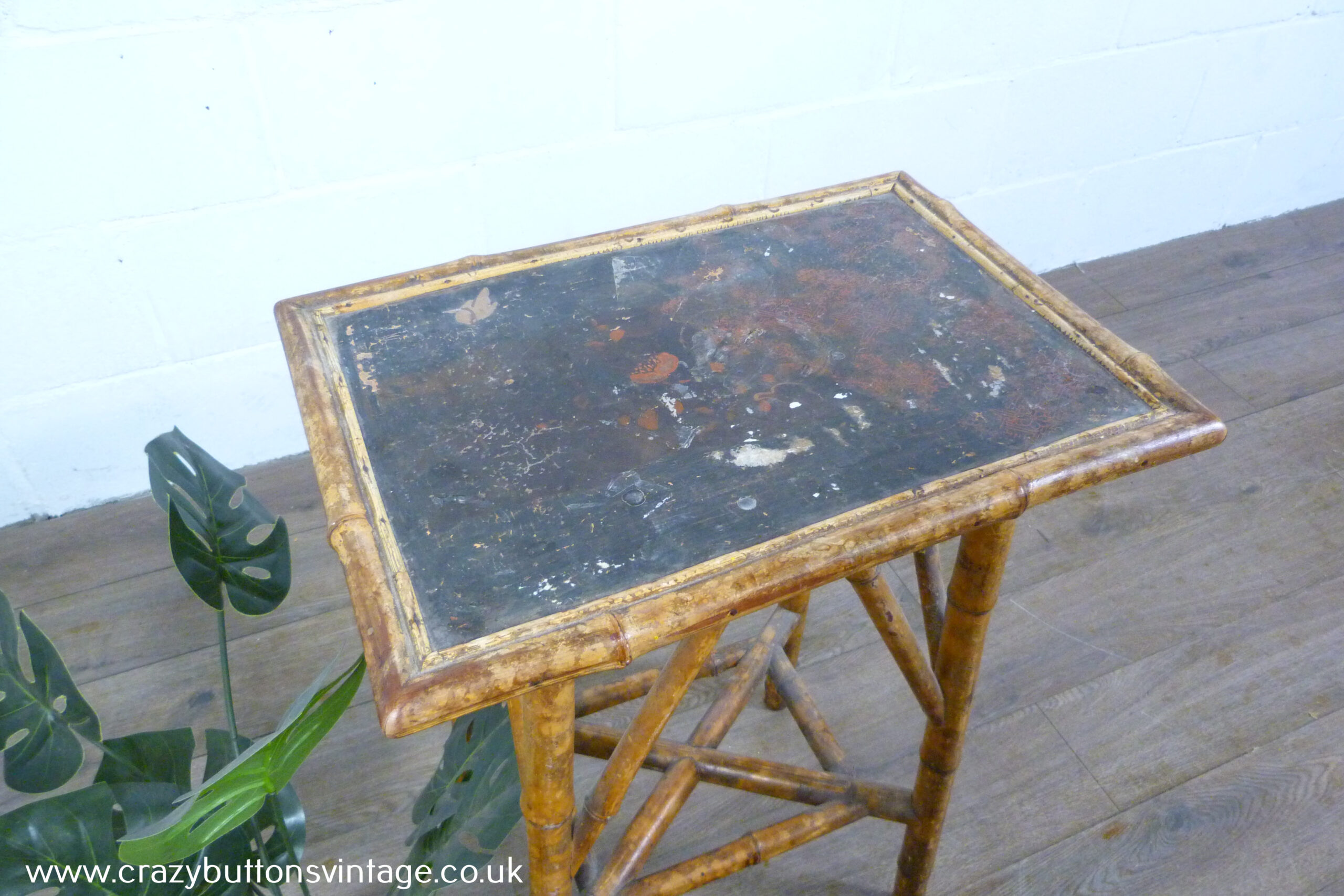 Victorian Bamboo Side or Occasional Table