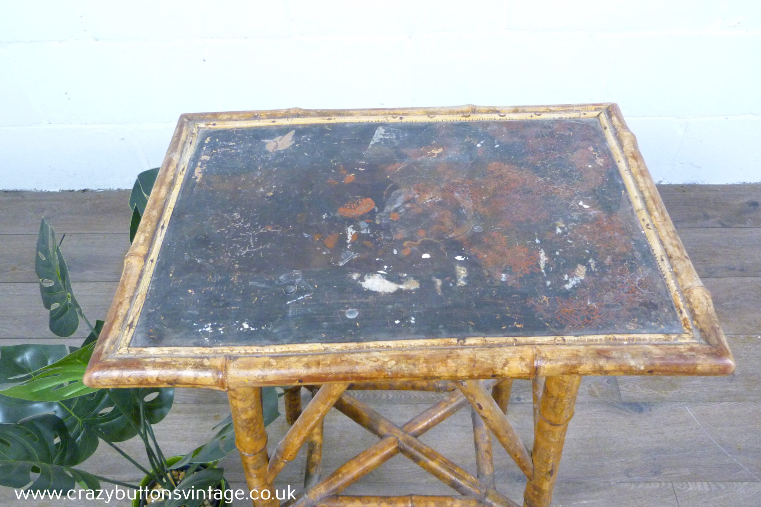 Victorian Bamboo Side or Occasional Table