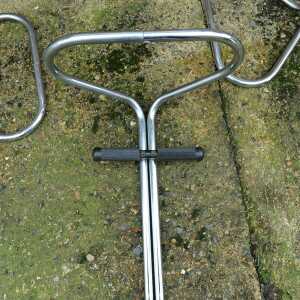 Vintage Chrome Tractor Stool By Rodney Kinsman For OMK Design, 1960s, Set Of 3