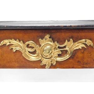 A 19th Century Continental Walnut And Ebonised Bureau Plat Or Library Table