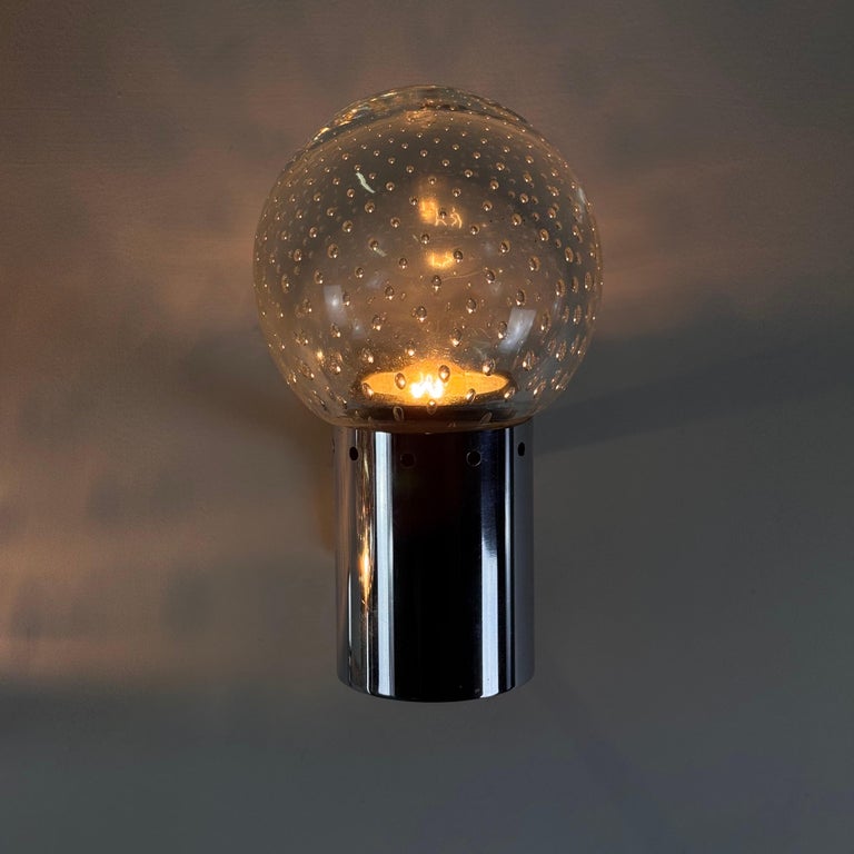 A Pair of Gino Sarfatti and Archimede Seguso Sconces for Seguso, 1950s