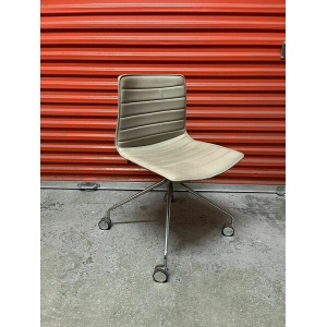 Arper Catifa 46 Studio / Office Chair Beige Leather
