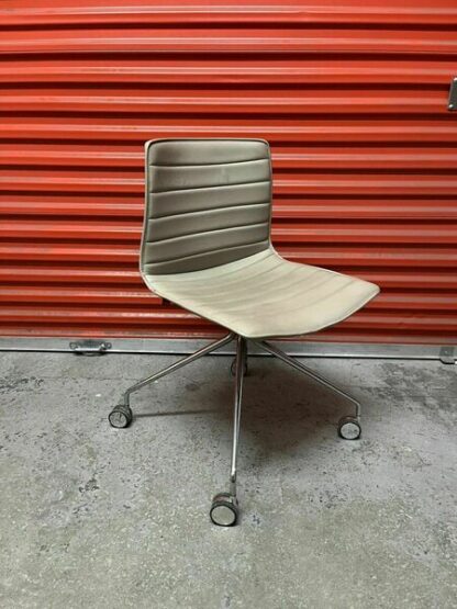 Arper Catifa 46 Studio / Office Chair Beige Leather