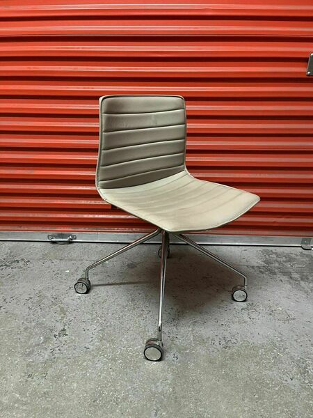Arper Catifa 46 Studio / Office Chair Beige Leather