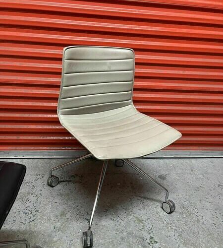 Arper Catifa 46 Studio / Office Chair Beige Leather