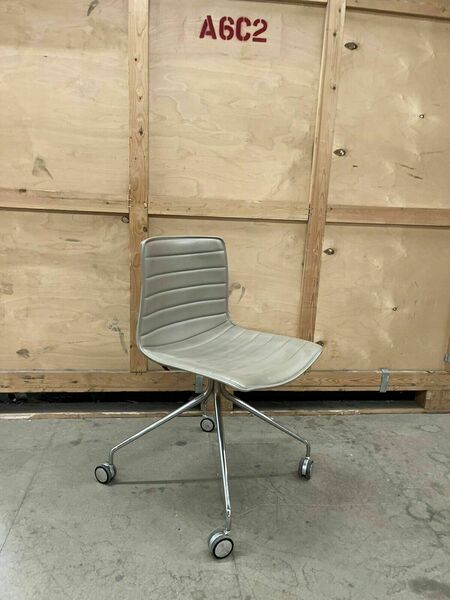 Arper Catifa 46 Studio / Office Chair Beige Leather
