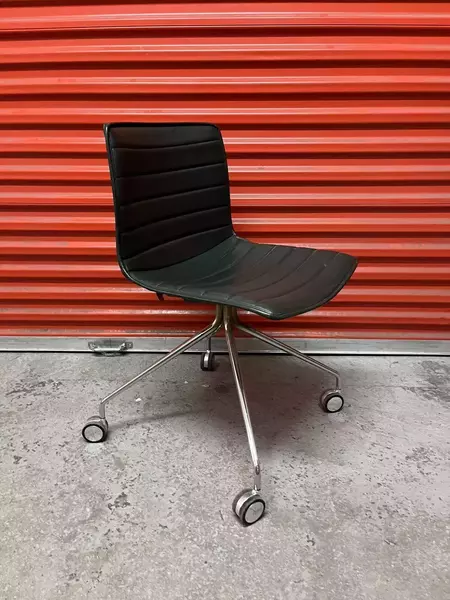 Arper Catifa 46 Studio / Office Chair Dark Green Leather Various Colours Avail