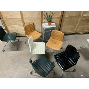 Arper Catifa 46 Studio / Office Chair Dark Green Leather Various Colours Avail