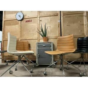 Arper Catifa 46 Studio / Office Chair Dark Green Leather Various Colours Avail
