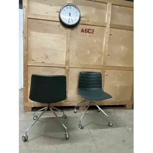 Arper Catifa 46 Studio / Office Chair Dark Green Leather Various Colours Avail