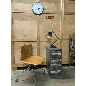 Arper Catifa 46 Studio / Office Chair Dark Green Leather Various Colours Avail