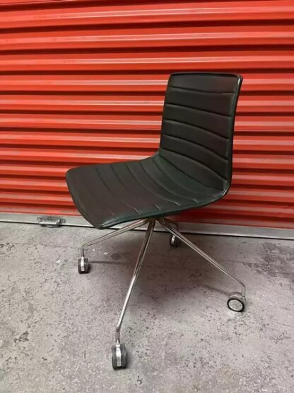 Arper Catifa 46 Studio / Office Chair Dark Green Leather Various Colours Avail