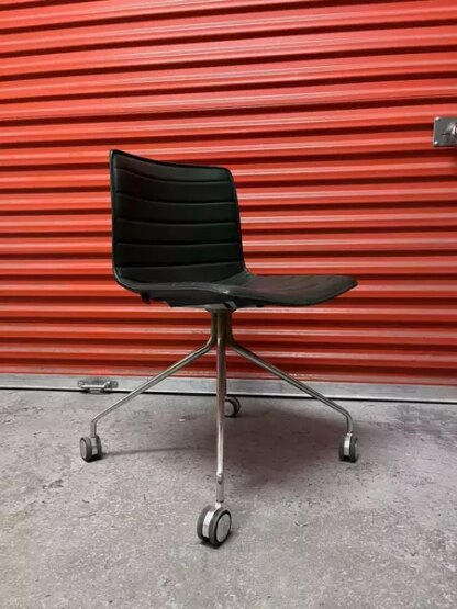Arper Catifa 46 Studio / Office Chair Dark Green Leather Various Colours Avail