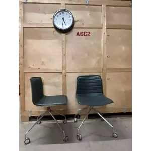 Arper Catifa 46 Studio / Office Chair Dark Green Leather Various Colours Avail