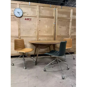 Arper Catifa 46 Studio / Office Chair Dark Green Leather Various Colours Avail