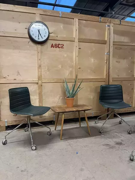 Arper Catifa 46 Studio / Office Chair Dark Green Leather Various Colours Avail