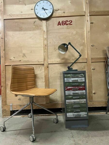 Arper Catifa 46 Studio / Office Chair Dark Green Leather Various Colours Avail