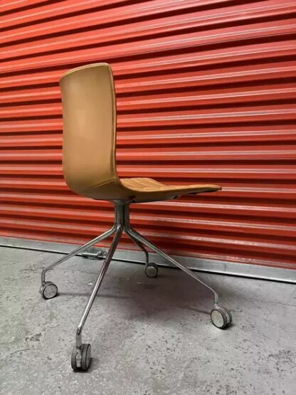 Arper Catifa 46 Studio / Office Chair Tan Leather