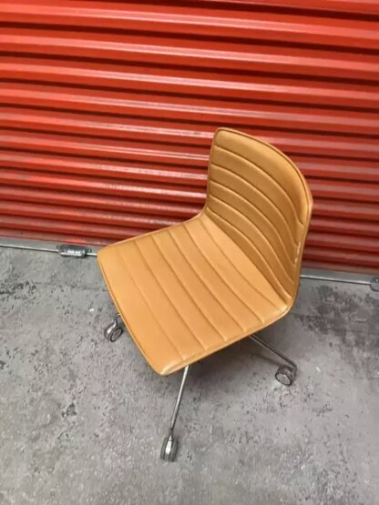 Arper Catifa 46 Studio / Office Chair Tan Leather