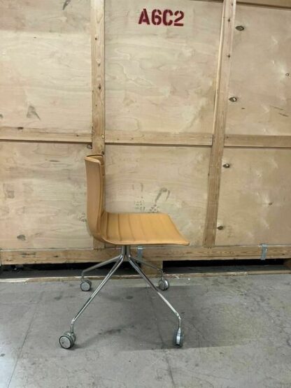 Arper Catifa 46 Studio / Office Chair Tan Leather