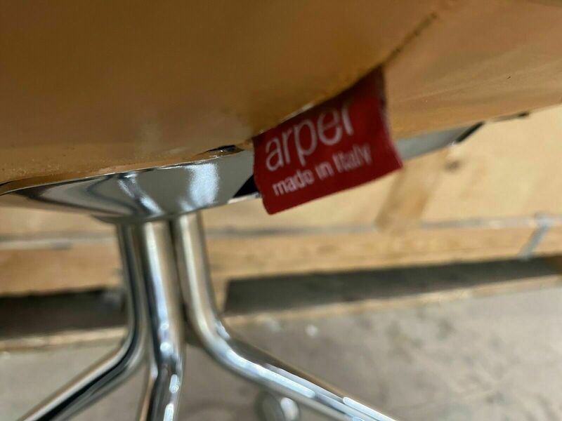 Arper Catifa 46 Studio / Office Chair Tan Leather